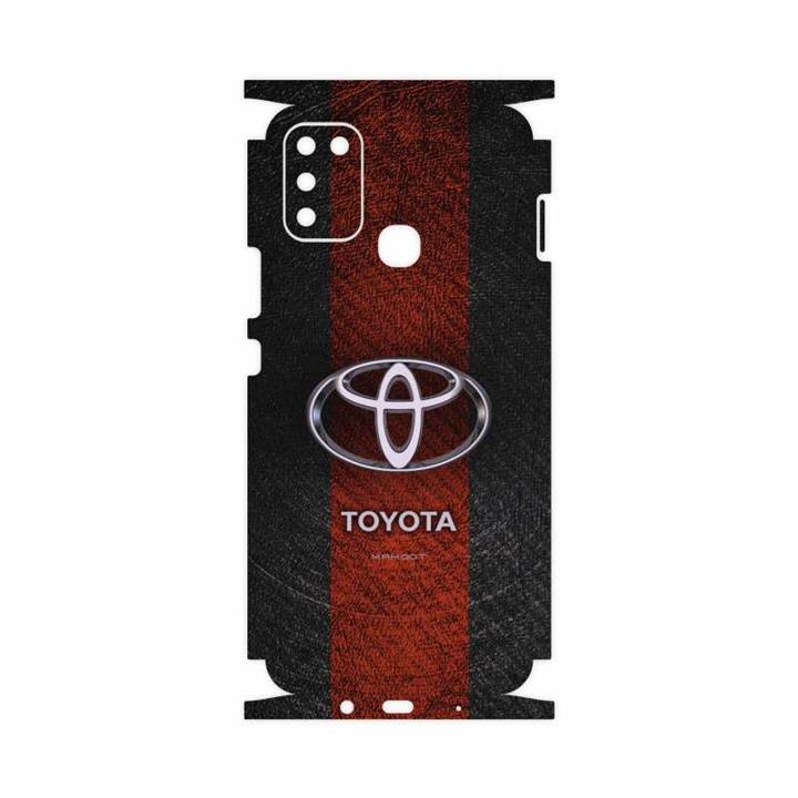 برچسب پوششی ماهوت مدل TOYOTA-Logo-FullSkin مناسب برای گوشی موبایل اینفینیکس Hot 10 Play MAHOOT TOYOTA-Logo-FullSkin Cover Sticker for Infinix Hot 10 Play